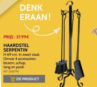 Brico Haardstel Serpentin aanbieding