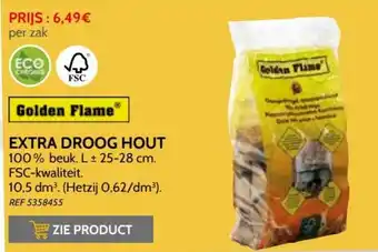 Golden Flame Extra Droog Hout