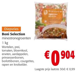 Colruyt Boni Selection Minestronegroeten 1kg aanbieding