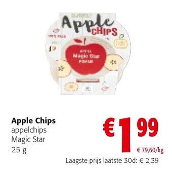 Colruyt Apple Chips Magic Star aanbieding