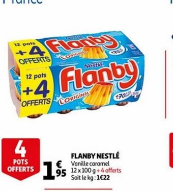Auchan Flanby Nestle aanbieding