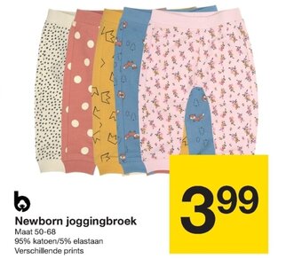 Zeeman Newborn joggingbroek aanbieding