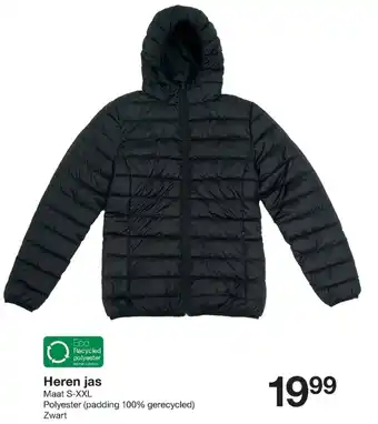Zeeman Heren jas aanbieding