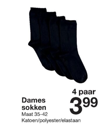 Zeeman Dames sokken aanbieding