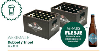 Westmalle dubbel / tripel 24 x 33cl