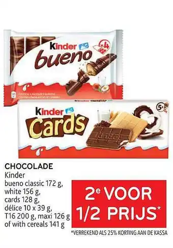 Chocolade kinder bueno