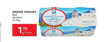 Griekse yoghurt boni
