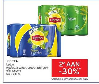 Alvo Ice tea lipton aanbieding