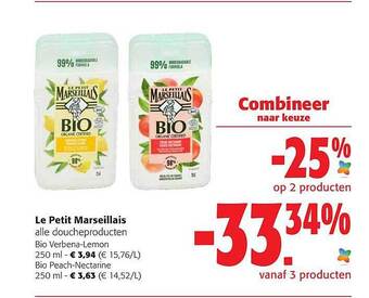 Colruyt Le petit marseillais doucheproducten aanbieding