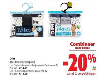 Colruyt Dim damesondergoed aanbieding
