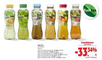 Colruyt Fuze tea flessen aanbieding