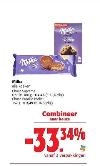 Milka koeken
