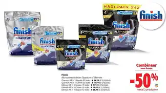 Colruyt Finish vaatwastabletten quantum of ultimate aanbieding