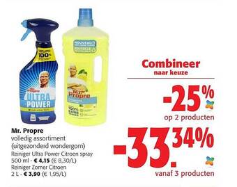 Colruyt Mr propre reiniger aanbieding
