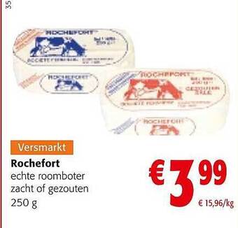 Colruyt Rochefort echte roomboter zacht of gezouten aanbieding