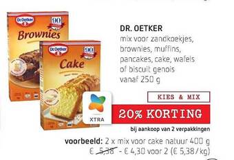 Spar Colruyt Dr oetker aanbieding