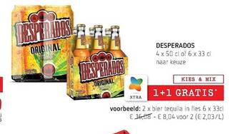 Spar Colruyt Desperados aanbieding