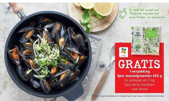 Spar Colruyt Spar mosselgroenten aanbieding