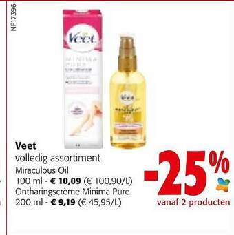 Colruyt Veet volledig assortiment aanbieding