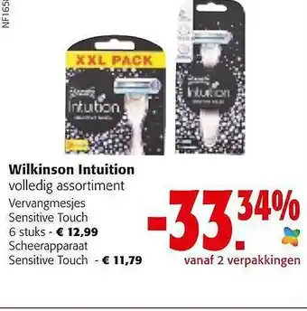 Colruyt Wilkison intuition volledig assortiment aanbieding
