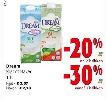 Dream rijst of haver