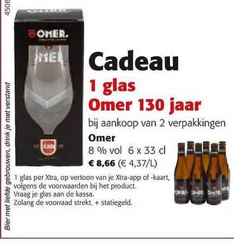 Colruyt Omer 8 % vol aanbieding