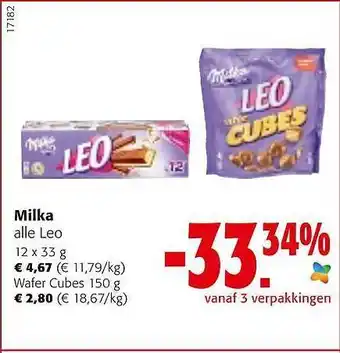 Colruyt Milka alle leo aanbieding