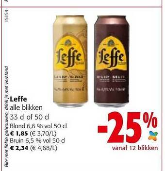Colruyt Leffe alle blikken aanbieding