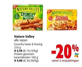Colruyt Nature valley alle repen aanbieding