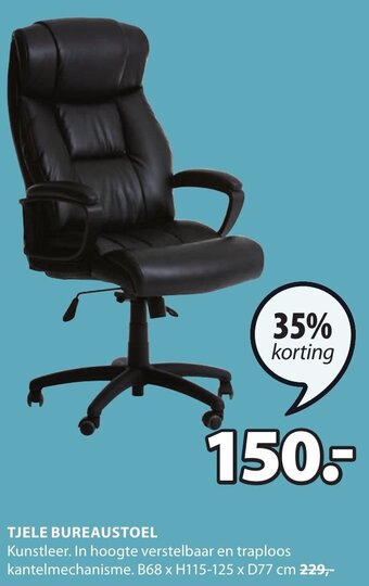 Jysk Tjele Bureaustoel aanbieding