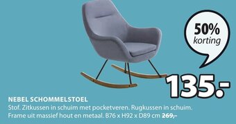 Jysk Nebel Schommelstoel aanbieding