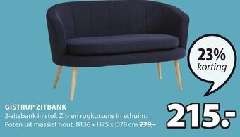 Jysk Gistrup Zitbank aanbieding