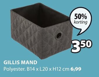 Jysk Gillis Mand aanbieding