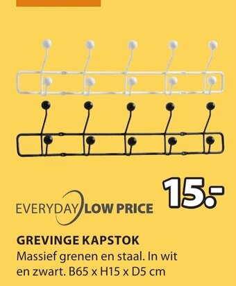 Jysk Grevinge Kapstok aanbieding