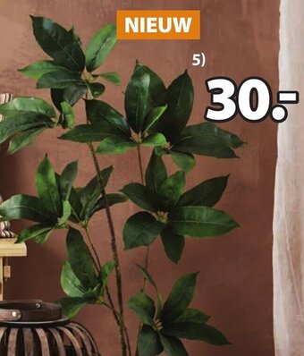 Jysk Tristan Kunstplant aanbieding