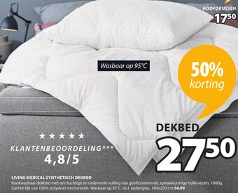 Jysk Living Medical Synthetisch Dekbed aanbieding