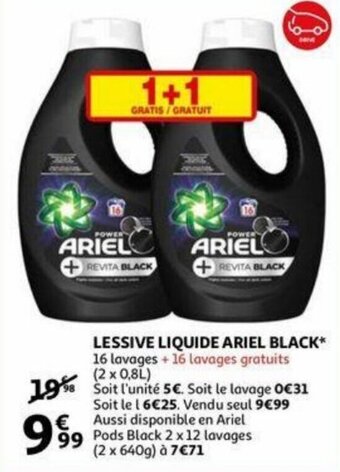 Lessive Liquide Ariel Black
