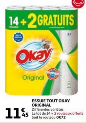 Auchan Essuie Tout Okay Original aanbieding