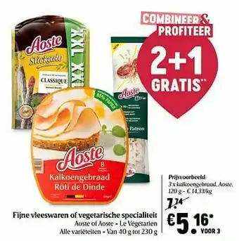 Delhaize Kalkoengebraad aoste aanbieding
