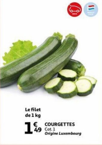 Auchan Courgettes aanbieding