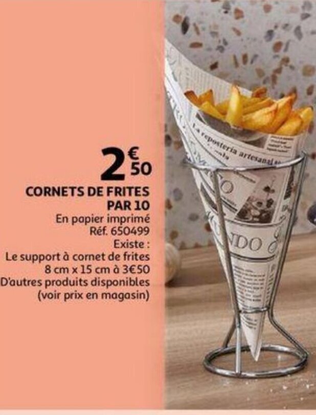 de Frites promotie bij Auchan