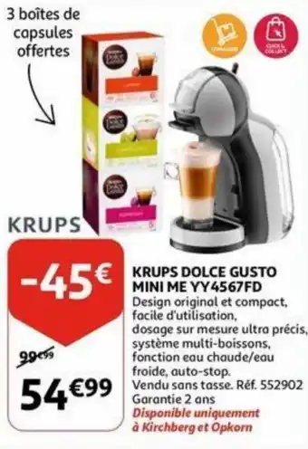 Krups Dolce Gusto Mini Me YY4567FD
