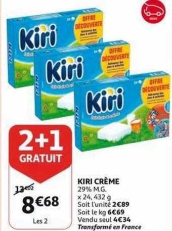 Auchan Kiri Creme 29& MG aanbieding