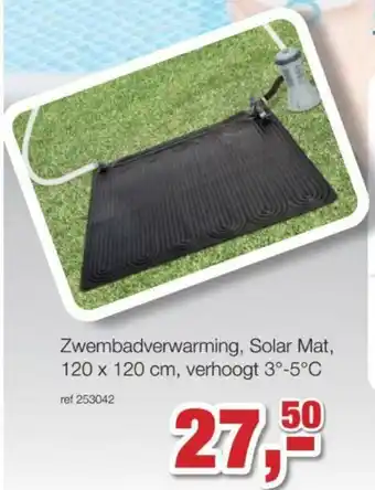 Intex Zwembadverwarming, Solar Mat, 120 x 120 cm, verhoogt 3° -5°C