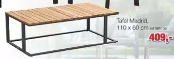 Tafel Madrid 110 x 60 cm