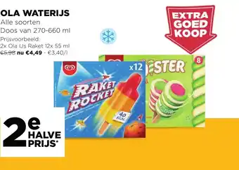 Jumbo Ola waterijs 270-660ml aanbieding