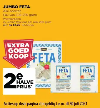 Jumbo feta 100-200 gram