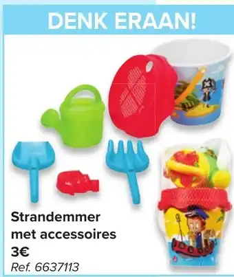 Strandemmer met accessories