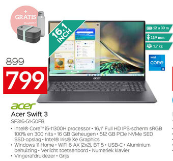 Selexion Acer Swift 3 SF316-51-50FB aanbieding