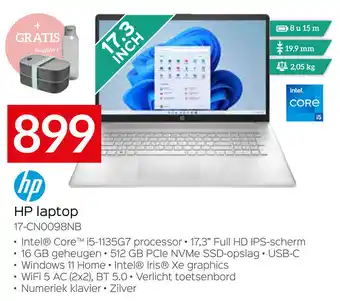 Selexion HP laptop 17-CN0098NB aanbieding